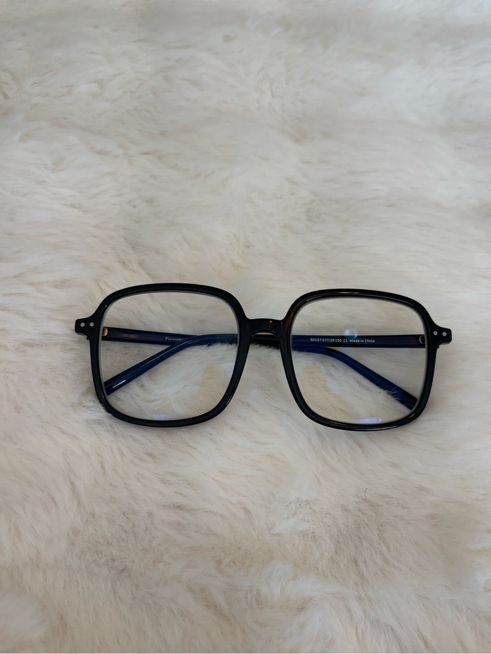 Black Square Women's Fashion Glasses